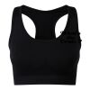 TriDri® seamless '3D fit' multi-sport sculpt solid colour bra Thumbnail