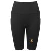 Women’s TriDri® ribbed seamless '3D Fit' cycle shorts Thumbnail
